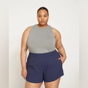 Universal Standard Sunny Swim Shorts size S (14/16) in Navy. Never worn.